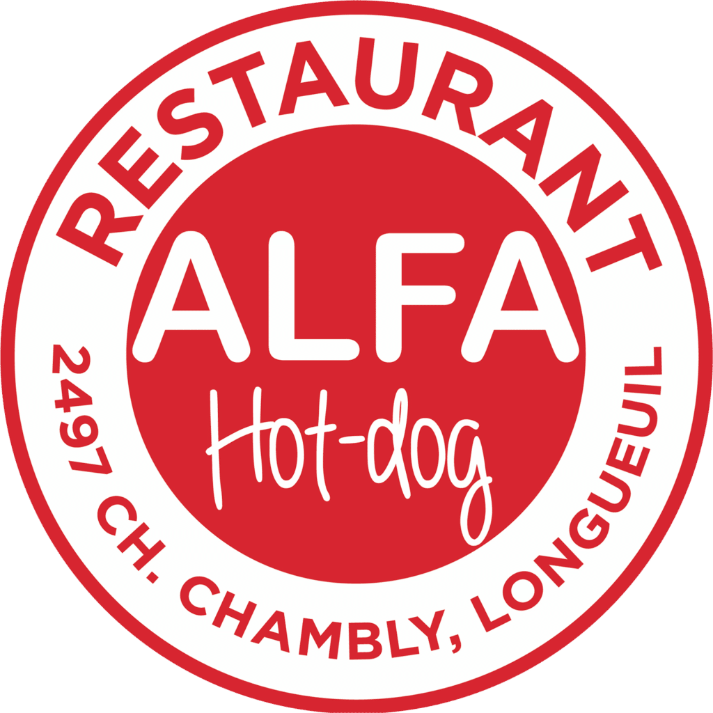 Restaurant Alfa Hot-Dog Logo